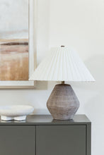 Load image into Gallery viewer, Ikea Hack. Stockholm Sideboard. Caldwell Green by Benjamin Moore. Fields of Color wall art. Wendover Art. Yellow Fields. California casual design. Landscape art for the home. How to choose art for the home. Customizable art. Elsie Home.