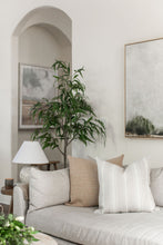 Load image into Gallery viewer, Yellow Fields. Fields of Color. Wendover Art. California Casual design. Throw pillows. Linen pillow. Designer pillow. Accent pillow. Decorative pillow. Studio McGee for Target. Forest Landscape. Forest Edge. Elsie Home.